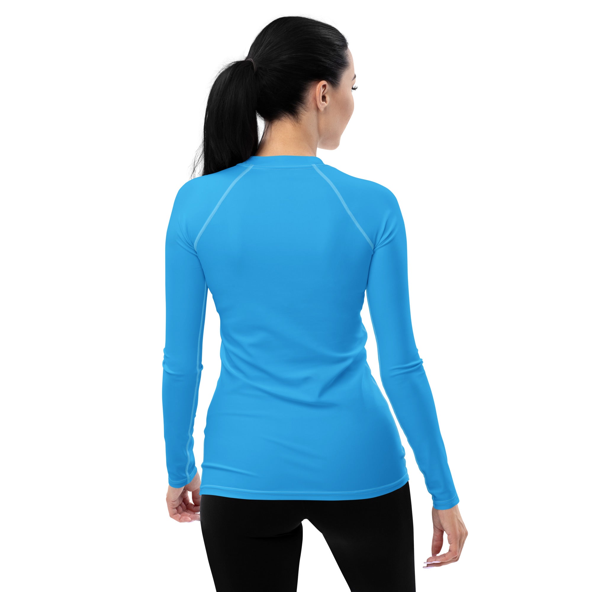 Brilliant Blue Performance Rash Guard UPF 50+